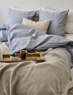 Clearance Compliments - Sengetøj - Blik Bed Linen 240x220/60x63 (2) cm - Blå