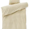 New Compliments - Sengetøj - Stone Bed Linen 140x200/60x63 cm - Champagne