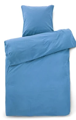 Outlet Compliments - Sengetøj - Stone Bed Linen 140x220/60x63 cm - Ocean blue
