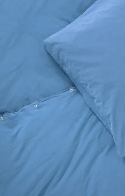 Outlet Compliments - Sengetøj - Stone Bed Linen 140x220/60x63 cm - Ocean blue