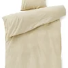 Best Compliments - Sengetøj - Stone Bed Linen 140x220/60x63 cm - Champagne