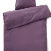 Hot Compliments - Sengetøj - Stone Bed Linen 140x200/60x63 cm - Plum