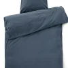 Online Compliments - Sengetøj - Stone Bed Linen 140x200/60x63 cm - Mørk blå
