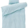 Online Compliments - Sengetøj - Stone Bed Linen 140x220/60x63 cm - Sky blue