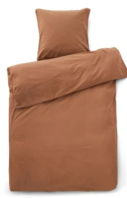Discount Compliments - Sengetøj - Stone Bed Linen 140x200/60x63 cm - Brun