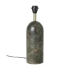 Discount Cozy Living - Asta lampefod/base - Marmor - Forest Green - med lidt rødt