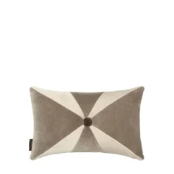 Hot Cozy Living - Viana Patchwork fløjlspude - CREAM, ALPACA