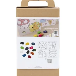 Online Creativ Company - DIY Kit Farvelægning, standardfarver, Tegneplade, 1 pk.