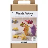 Hot Creativ Company - DIY Kit Nålefiltning, Dyr i vandet, 1 pakke
