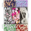 Hot Creativ Company - DIY Mix Smykker, pastelfarver, Slikmix, 1 pk.