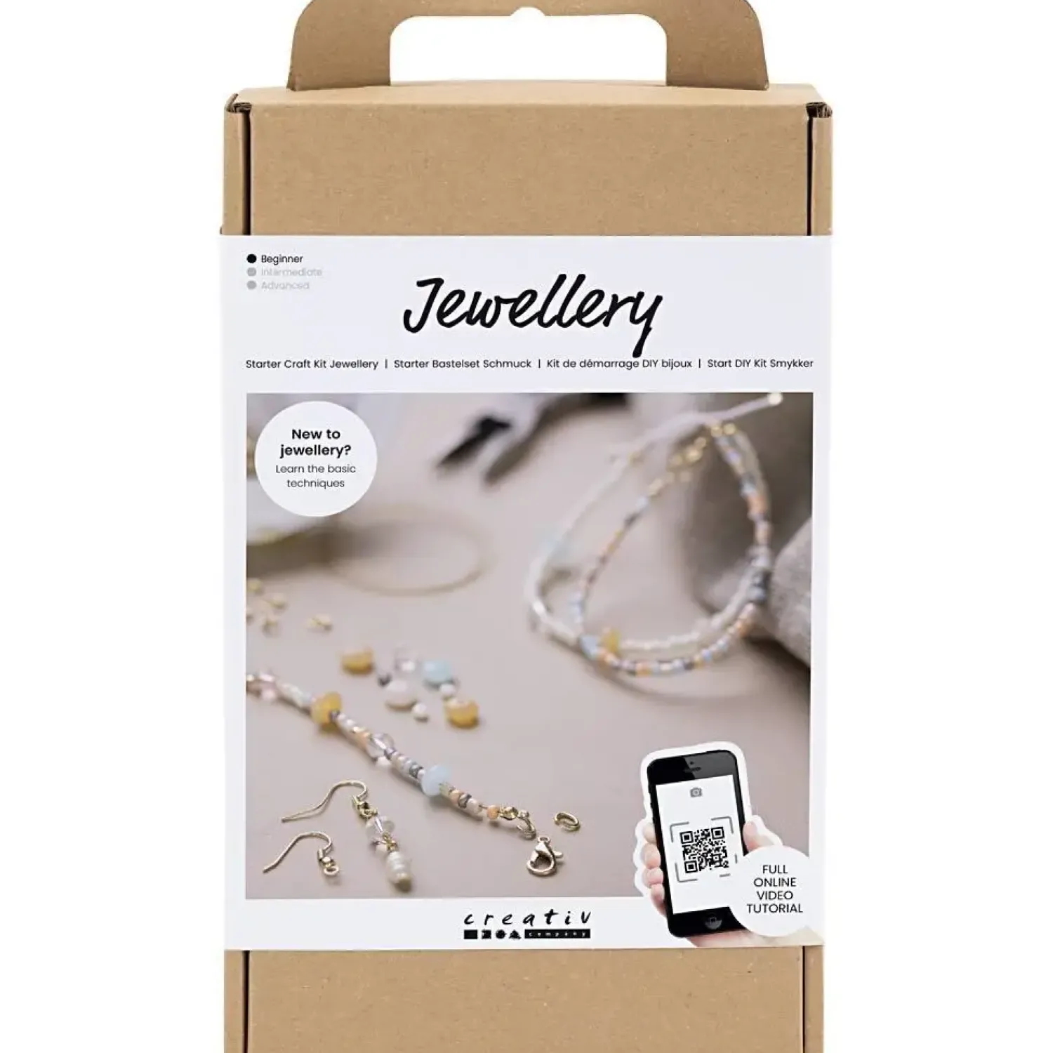 Clearance Creativ Company - Start DIY Kit Smykker Klassiske Perler, 1 pk.