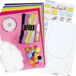 Sale Creativ Company - Start DIY Kit Syning, Bamser, 1 pk.