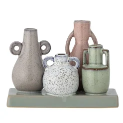 Hot Creative Collection - Aidan Vase, Grøn, Stentøj