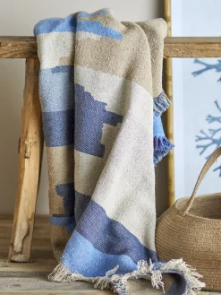 Sale Creative Collection - Maji Plaid, Blå, Genanvendt Bomuld