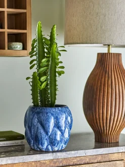 Best Creative Collection - Posey Urtepotteskjuler, Blå, Stentøj