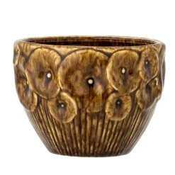 Online Creative Collection - Rokaya Urtepotteskjuler, Brun, Stentøj