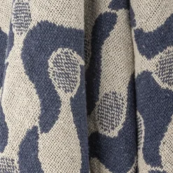 Best Creative Collection - Santena Plaid, Blå, Genanvendt Bomuld