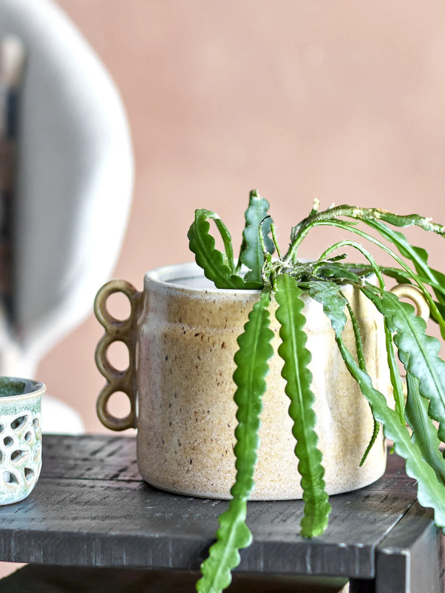 Online Creative Collection - Souri Urtepotteskjuler, Brun, Stentøj