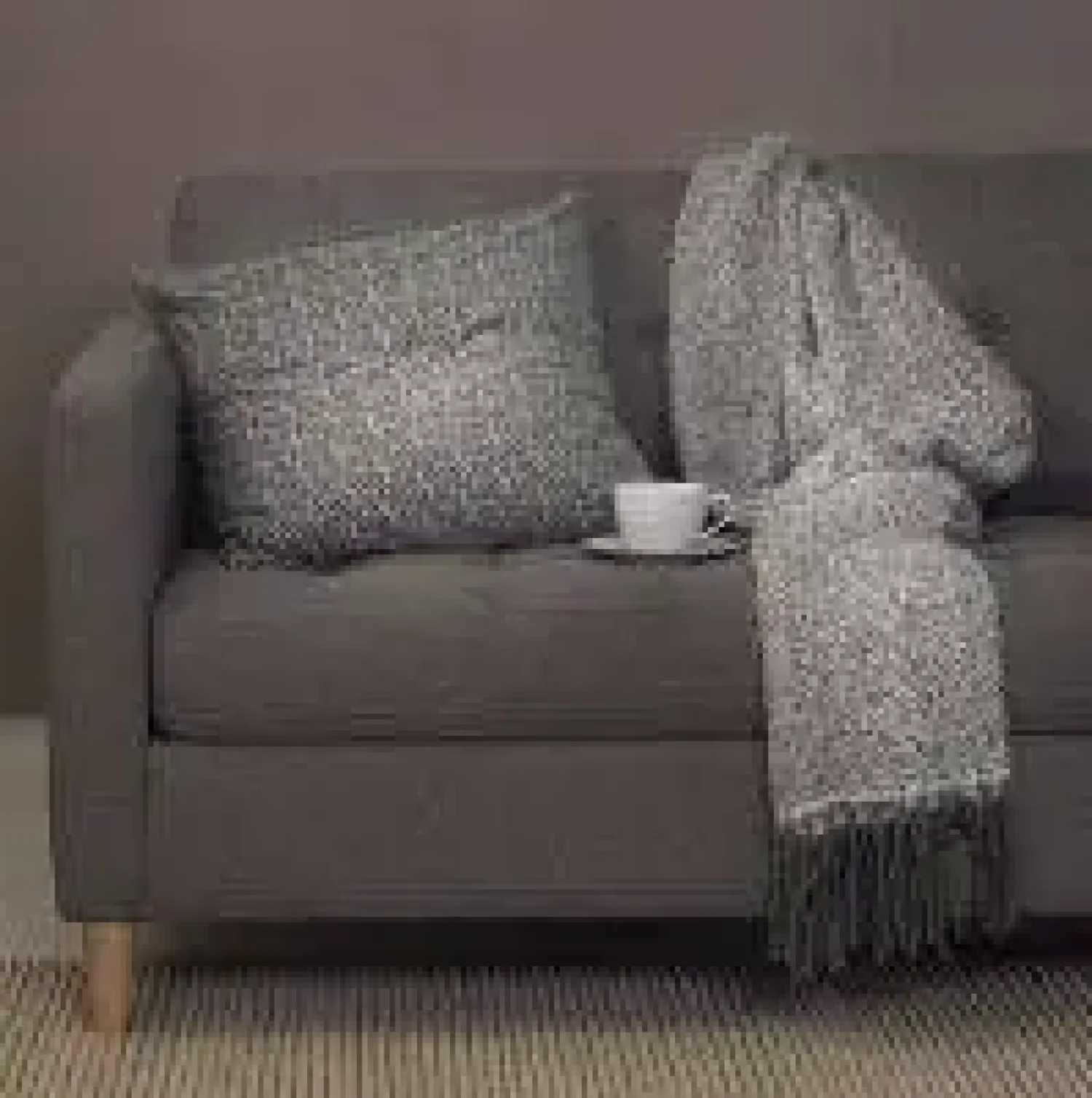 Clearance Croy Throw - plaid - Green