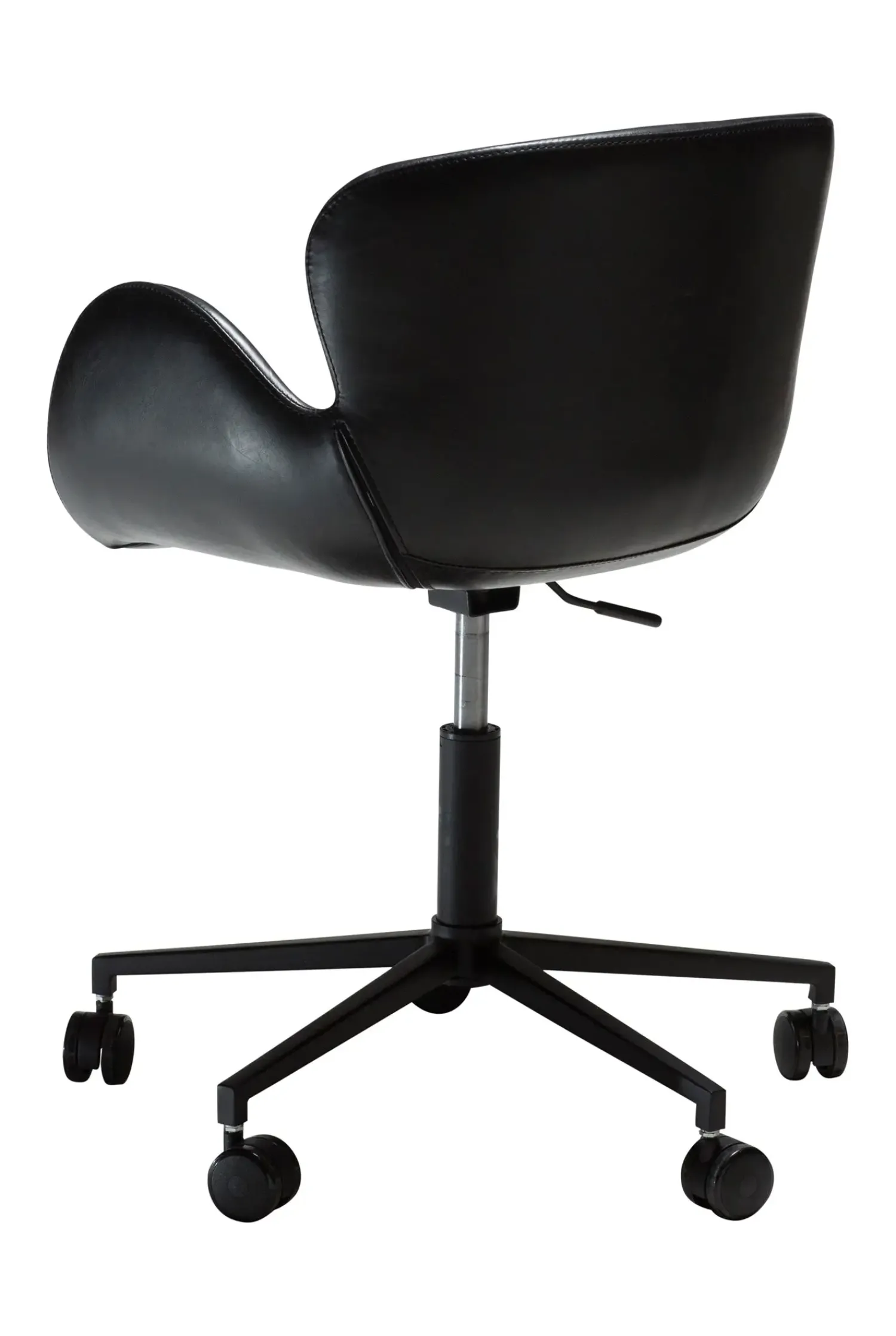 Hot DAN-FORM - GAIA Office Stol - Vintage sort kunstlæder