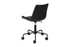 Clearance DAN-FORM - HYPE Office Stol - Vintage sort kunstlæder