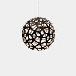 Sale David Trubridge - Coral Pendel - Sort/natur Ø 60 cm