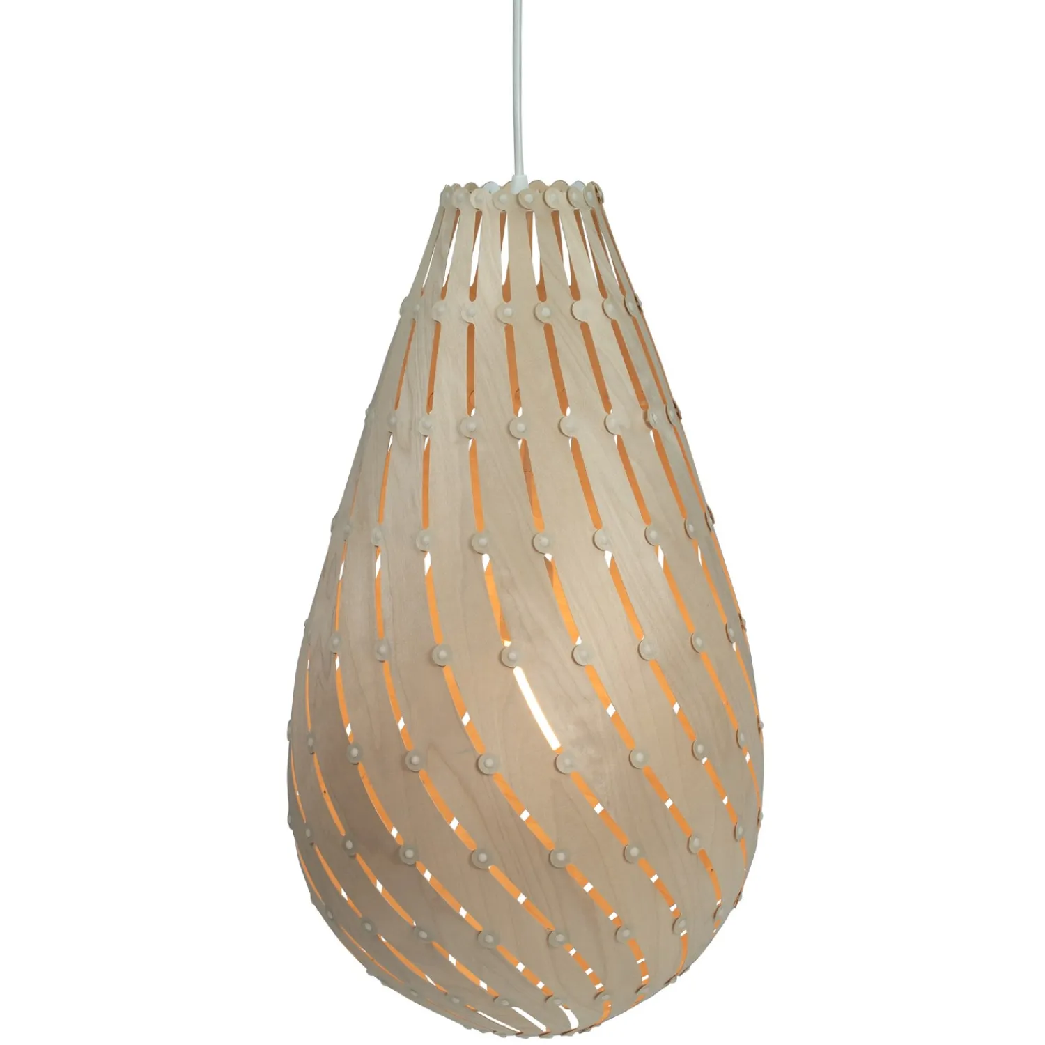Sale David Trubridge - Ebb Drop Lampe, natur