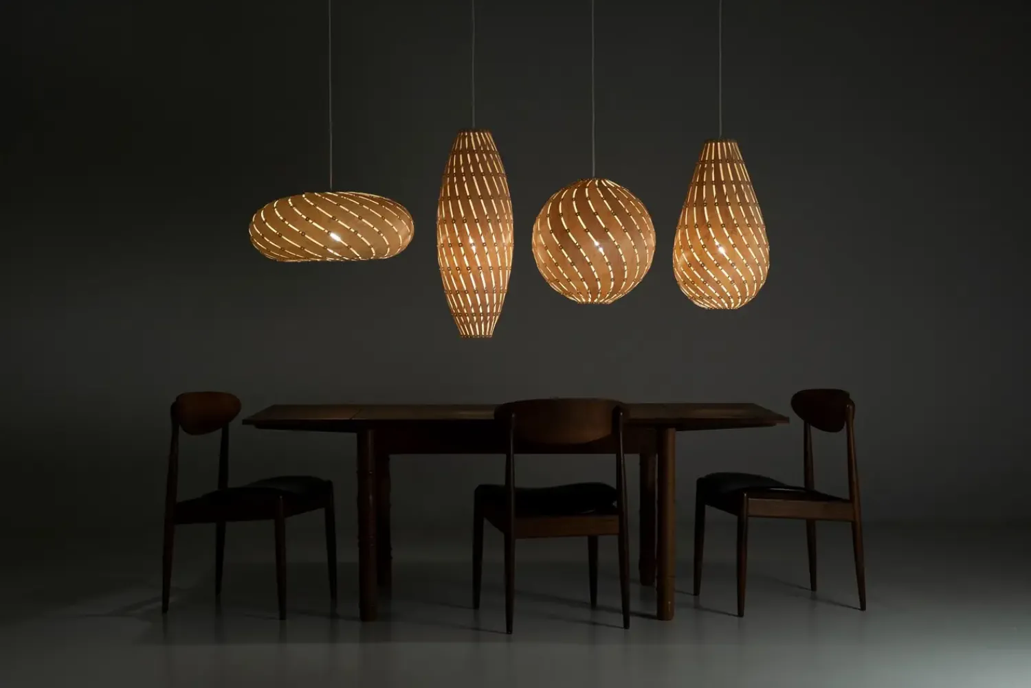 Sale David Trubridge - Ebb Drop Lampe, natur
