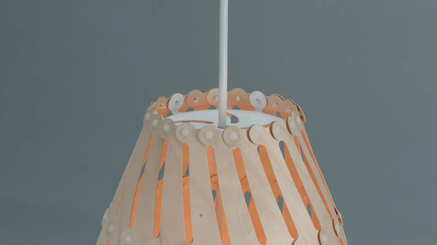 Sale David Trubridge - Ebb Roll Lampe, natur