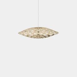 New David Trubridge - Flax Pendel - Hvid/natur, 80 cm