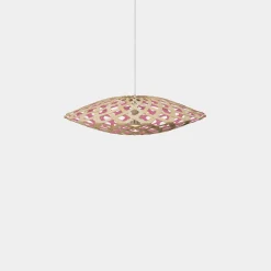 Clearance David Trubridge - Flax Pendel - Pink, 80 cm