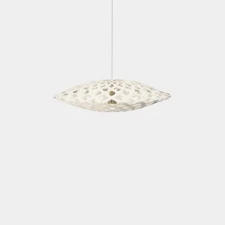 Hot David Trubridge - Flax Pendel - White/White, 80 cm