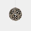 New David Trubridge - Floral Pendel - Sort/natur Ø 60 cm