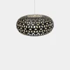 Best David Trubridge - Snowflake 80 cm - Black/Natur - sort/natur