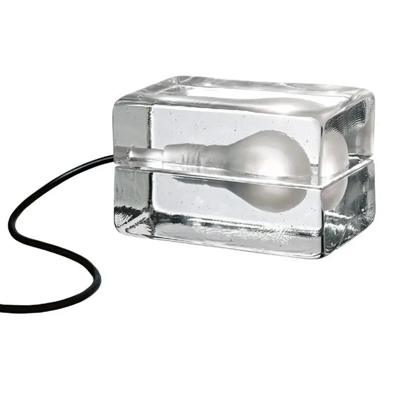 Clearance Design House Stockholm - Block Lampe. Glas blok lampe