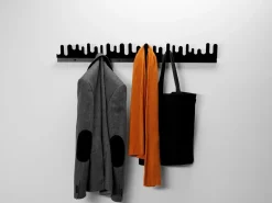 Clearance Design House Stockholm - Wave Hanger knagerække - Sort