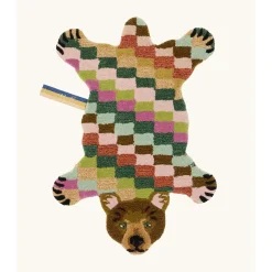 Outlet Doing Goods - Gulvtæppe - Archie Check Bear - Large