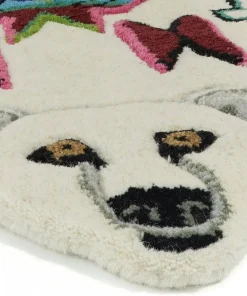 Discount Doing Goods - Isbjørne tæppe - Kasbah Polar Bear - Small - 95 x 65 cm