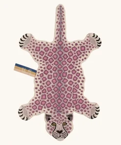 Outlet Doing Goods - Lilly Leopard Gulvtæppe - Large - Pink