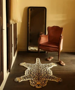 Best Doing Goods - Lilly Leopard Gulvtæppe - Large - brun