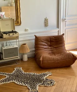 Best Doing Goods - Lilly Leopard Gulvtæppe - Large - brun