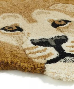 New Doing Goods - Moody Lion Gulvtæppe - Large - 152x95x2 cm