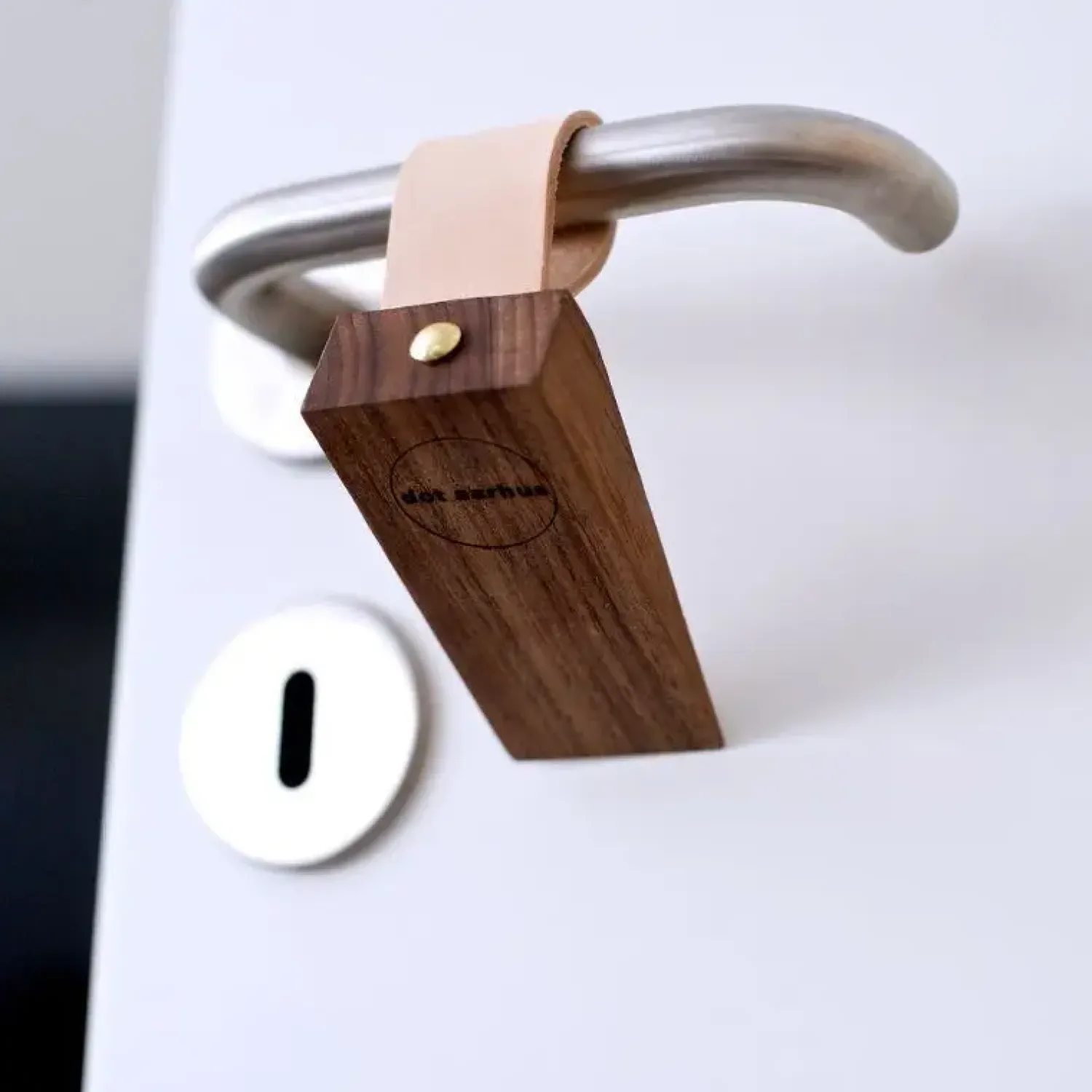 Outlet Dot Aarhus - Kiel - Dørkile/Dørstopper - Valnød - XL - 3,5 cm. høj