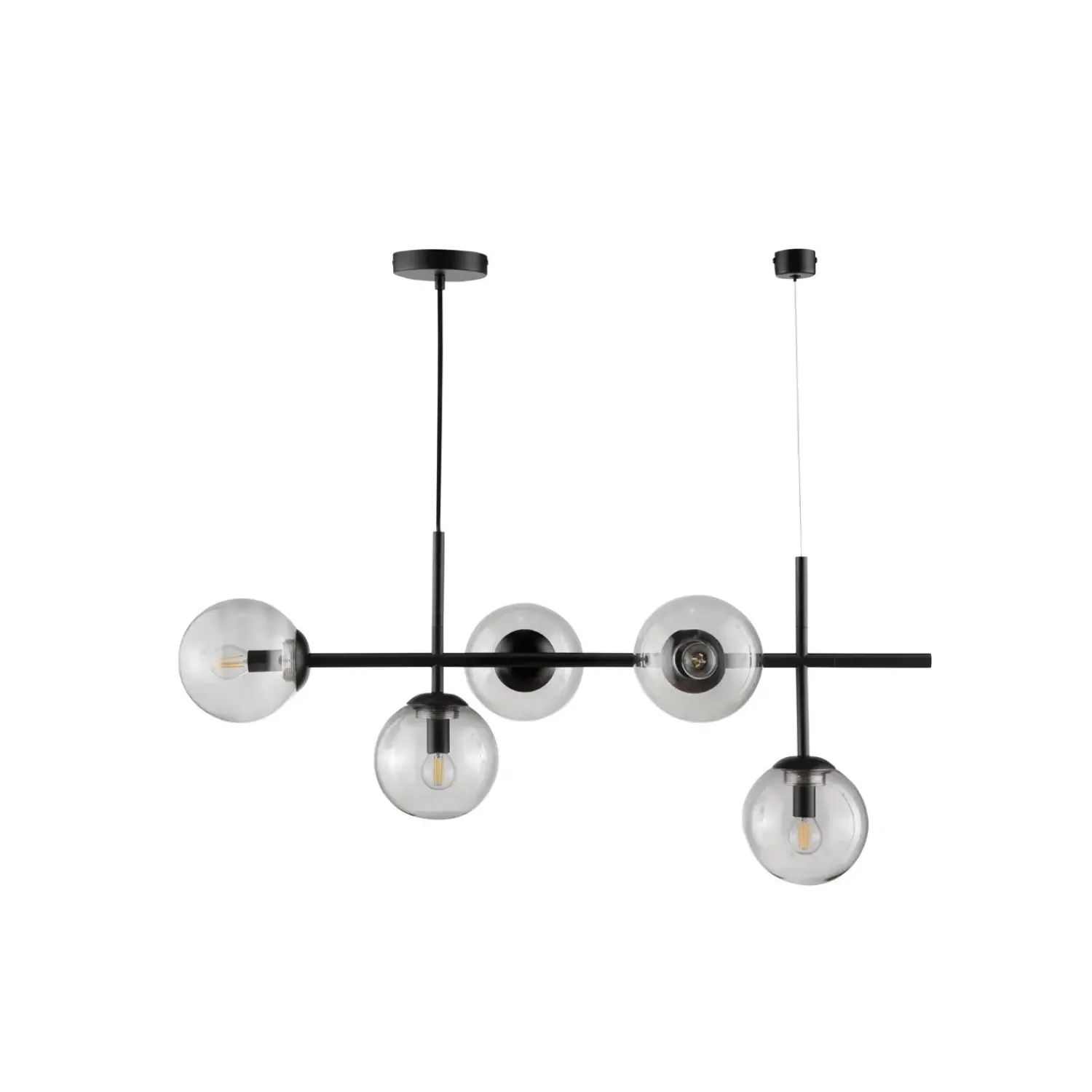 Online Dyberg Larsen - Como Pendel Lampe, Sort, 93x39 cm