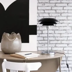 Sale Dyberg Larsen - DL31 Bordlampe - Mat sort, Ø: 31 cm x H: 50 cm