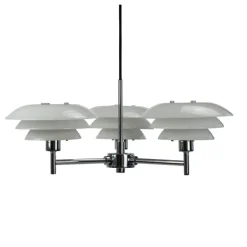 Clearance Dyberg Larsen - DL20 lysekrone - Opal/Krom