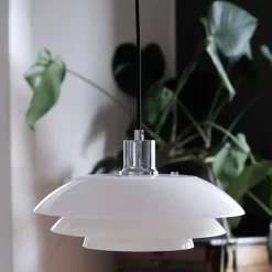 Best Dyberg Larsen - DL31 Opal pendel (Ø31 cm) - Opal/Krom