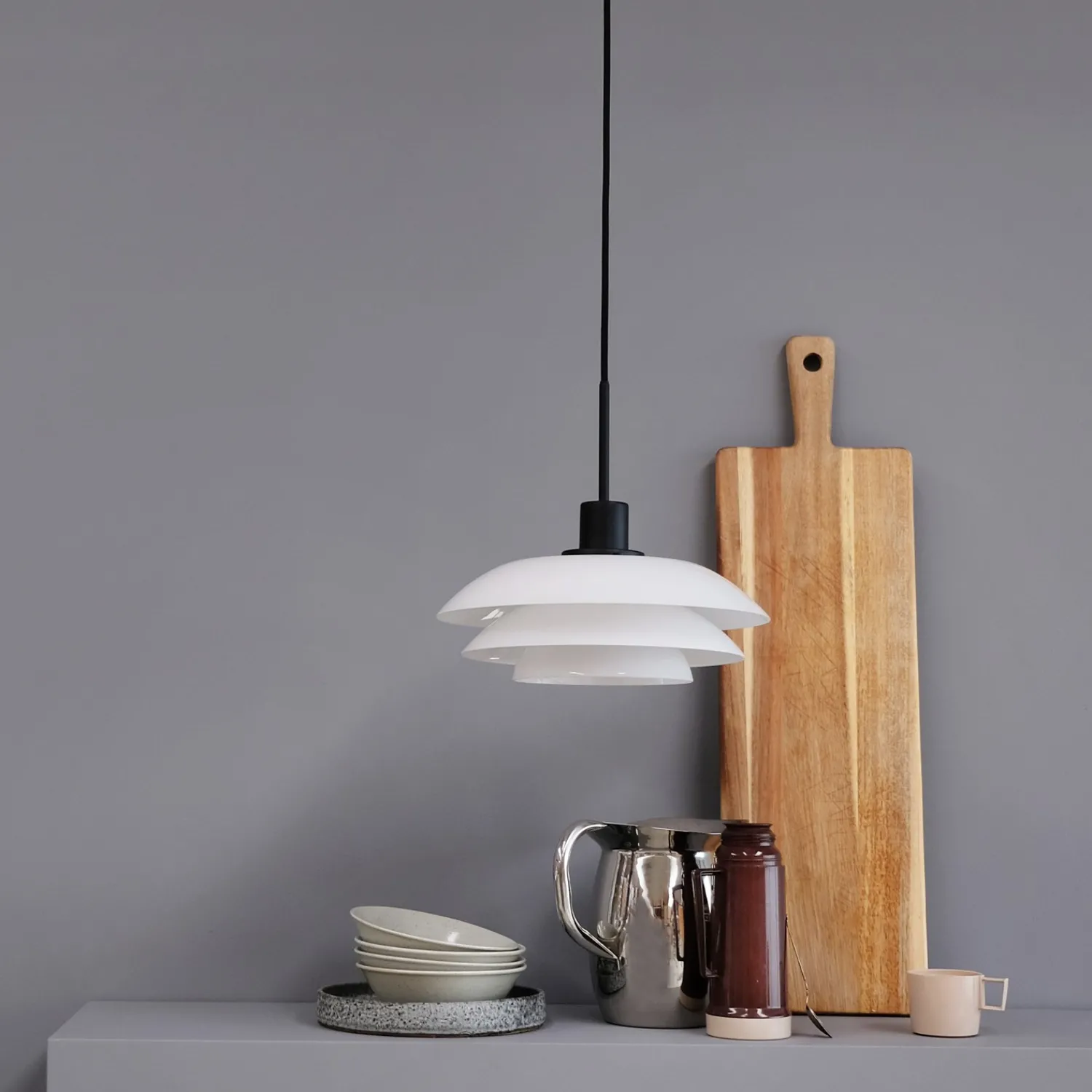Sale Dyberg Larsen - DL31 Pendel - Hvid/Sort