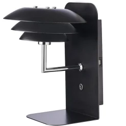 Outlet Dyberg Larsen - DL20 USB Hylde inkl. Lampe - Sort