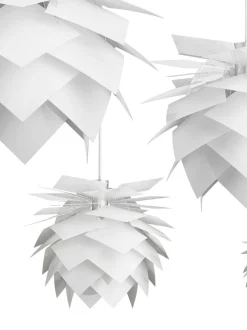 Hot Dyberg Larsen - PineApple Pendel - Medium - Hvid - Loftlampe